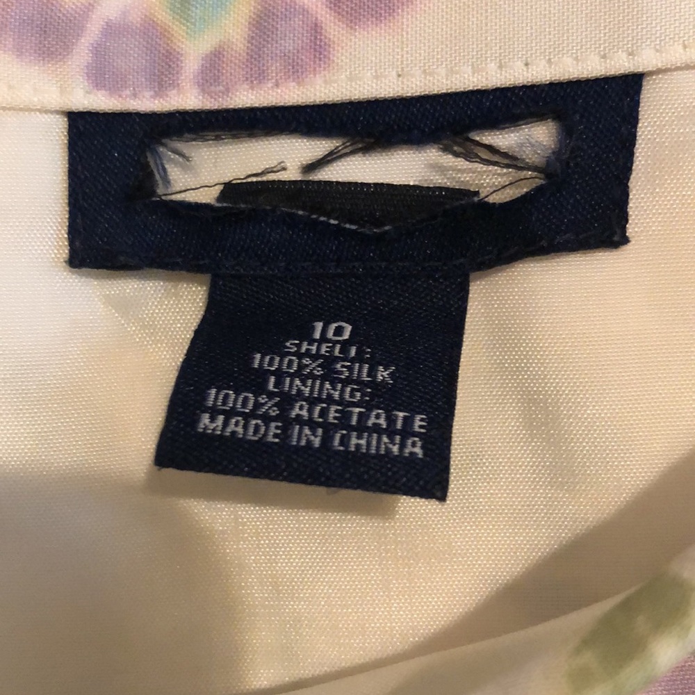 Gorgeous 100% Silk Skirt Size 10 - Picture 3 of 5